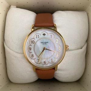 Kate Spade Metro 0835 Brown Leather Watch IN BOX